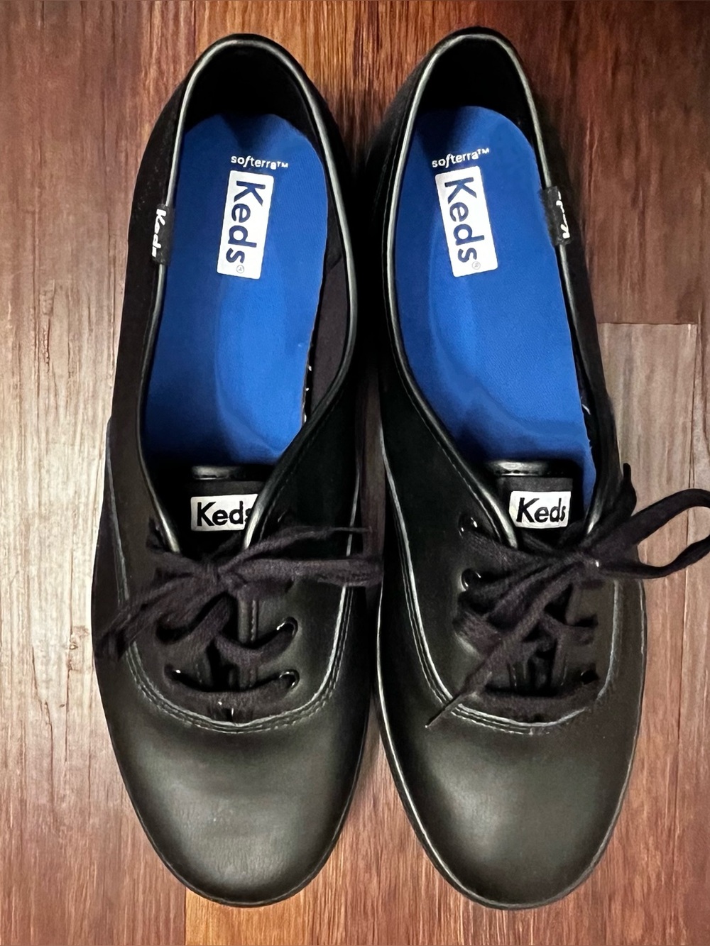 Keds Champion Originals Women Sneakers Black Leather size 10